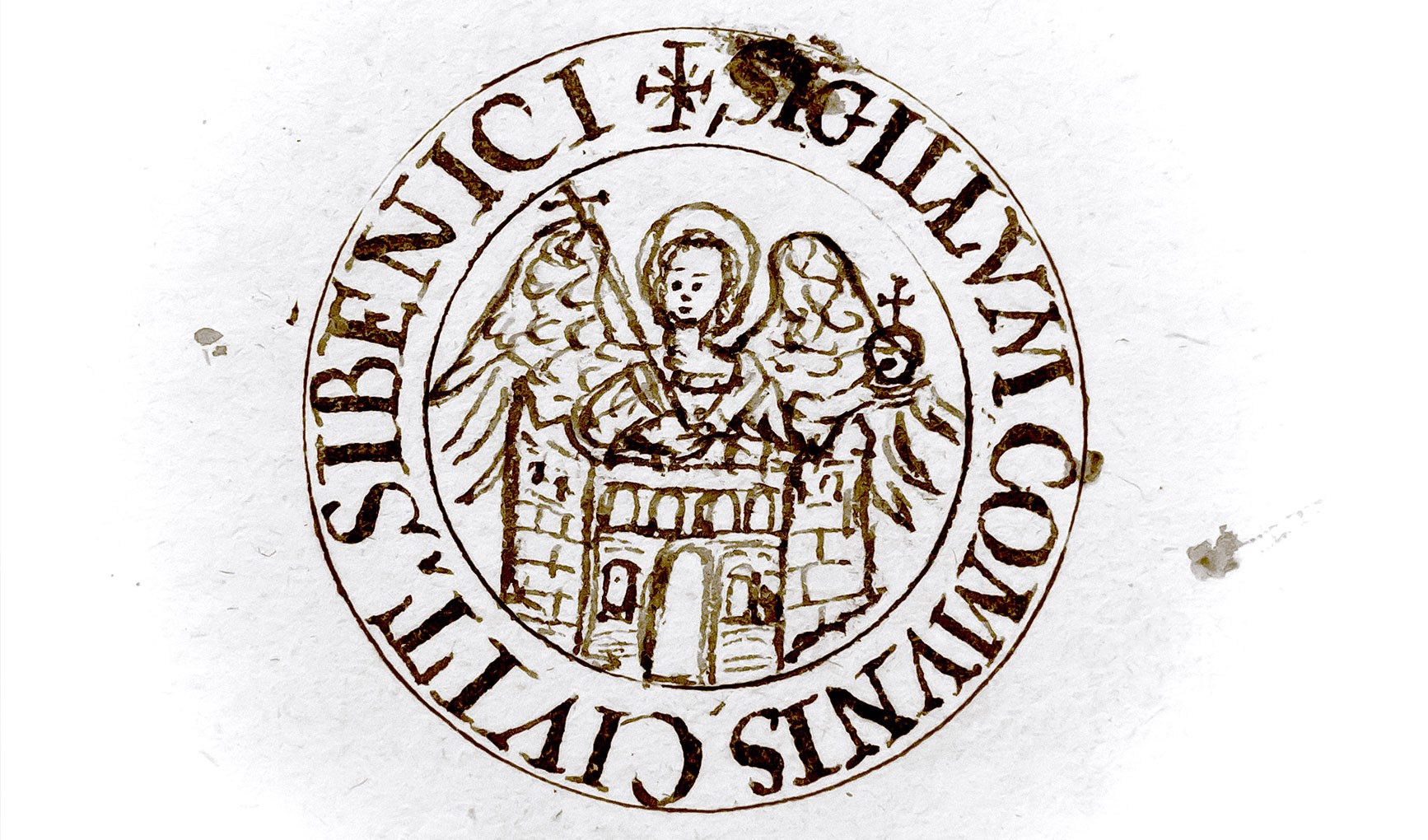 The City of Šibenik seal, 14th century