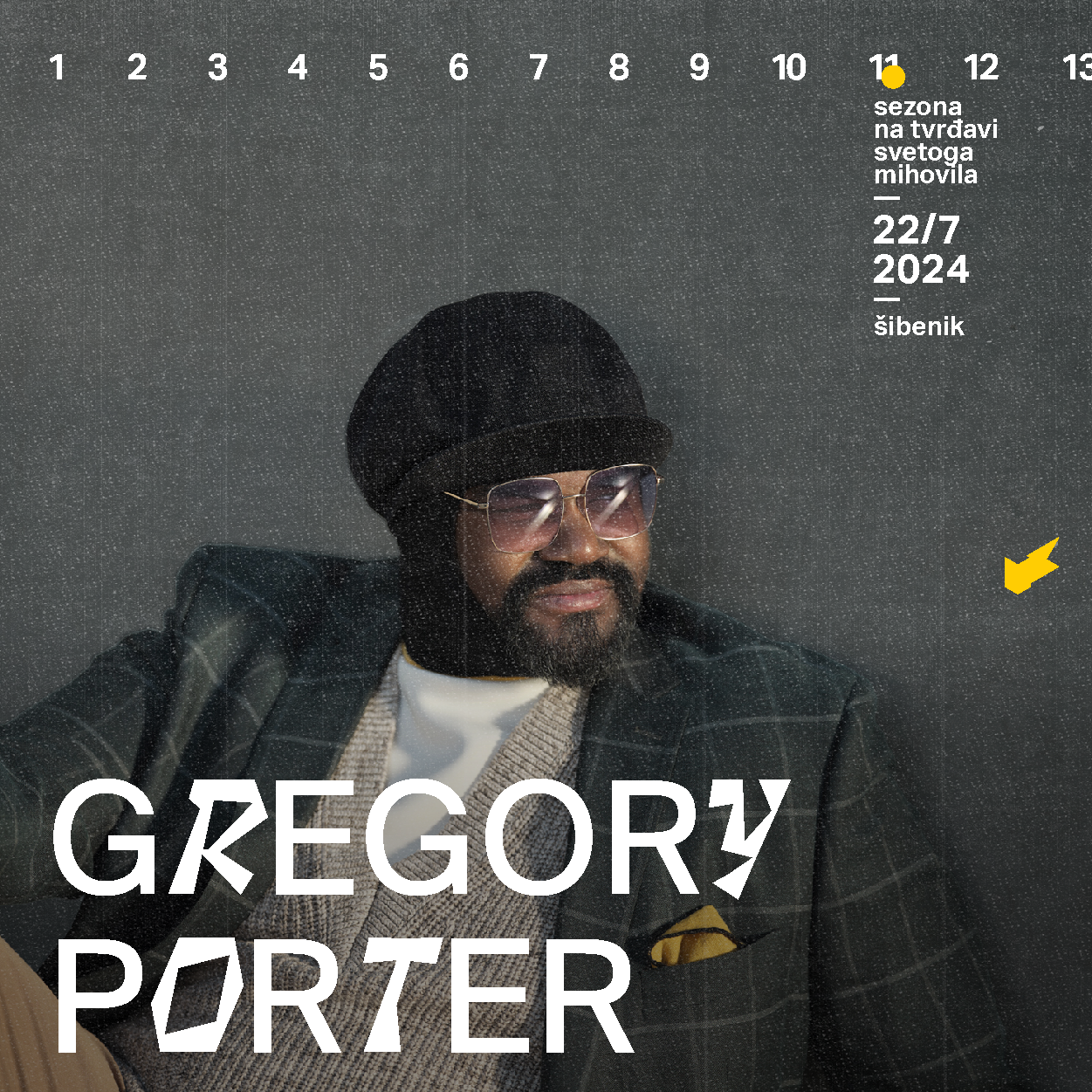 Gregory Porter returns to St. Michael's Fortress in July 2024!