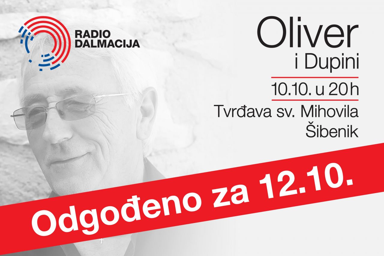 Odgođen koncert Olivera Dragojevića