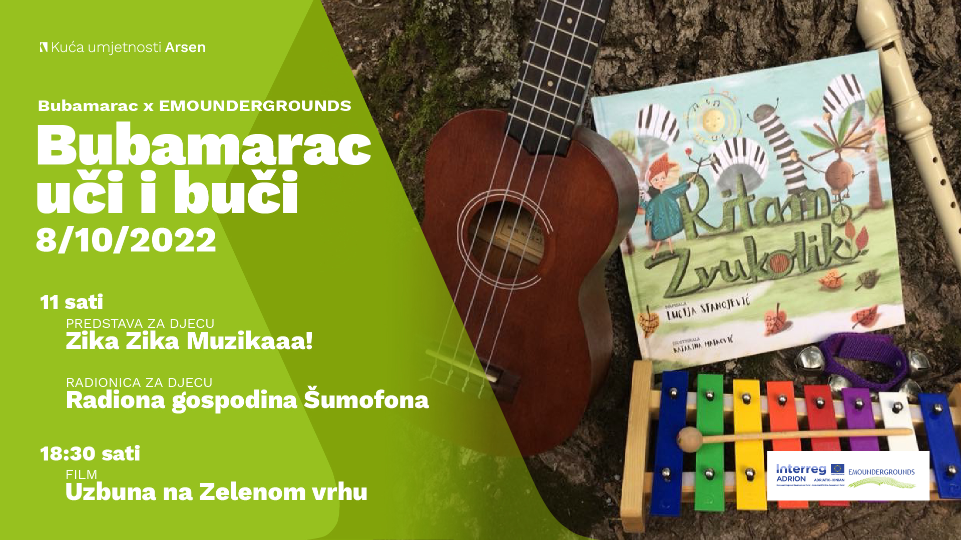 The last in a series of EMOUNDERGROUNDS events in Šibenik in House of Arts Arsen!