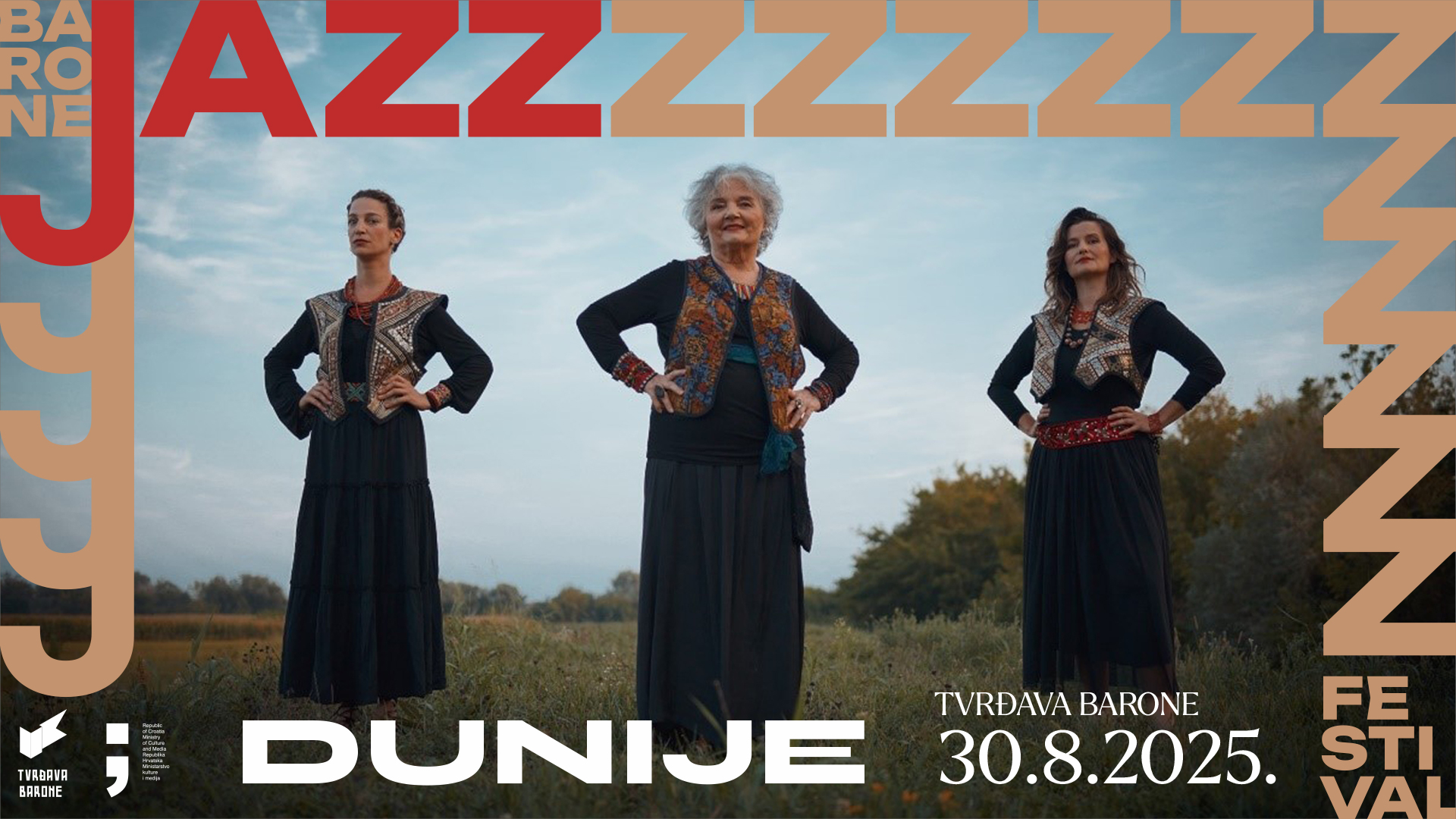 Dunja Knebl, Nina Romić i Jelena Galić zatvaraju kolovoz na Barone Jazz Festivalu