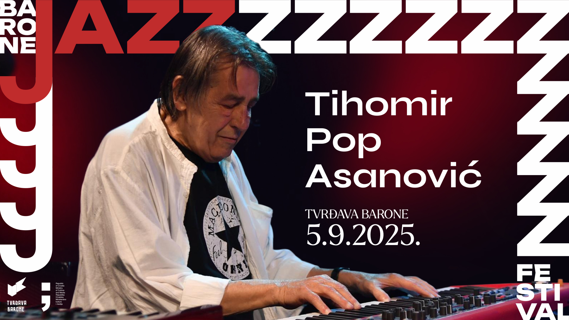 Legendary Musician at Barone Jazz Festival: Tihomir Pop Asanović in Šibenik
