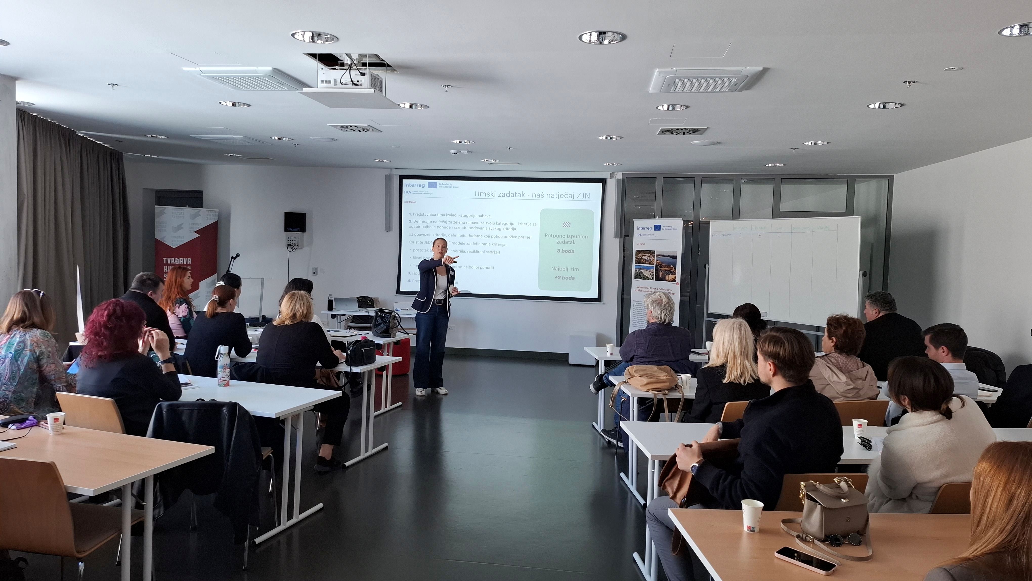 Održana druga GIFTSnet radionica na Tvrđavi sv. Ivana: fokus na održivu obnovu kulturne baštine 