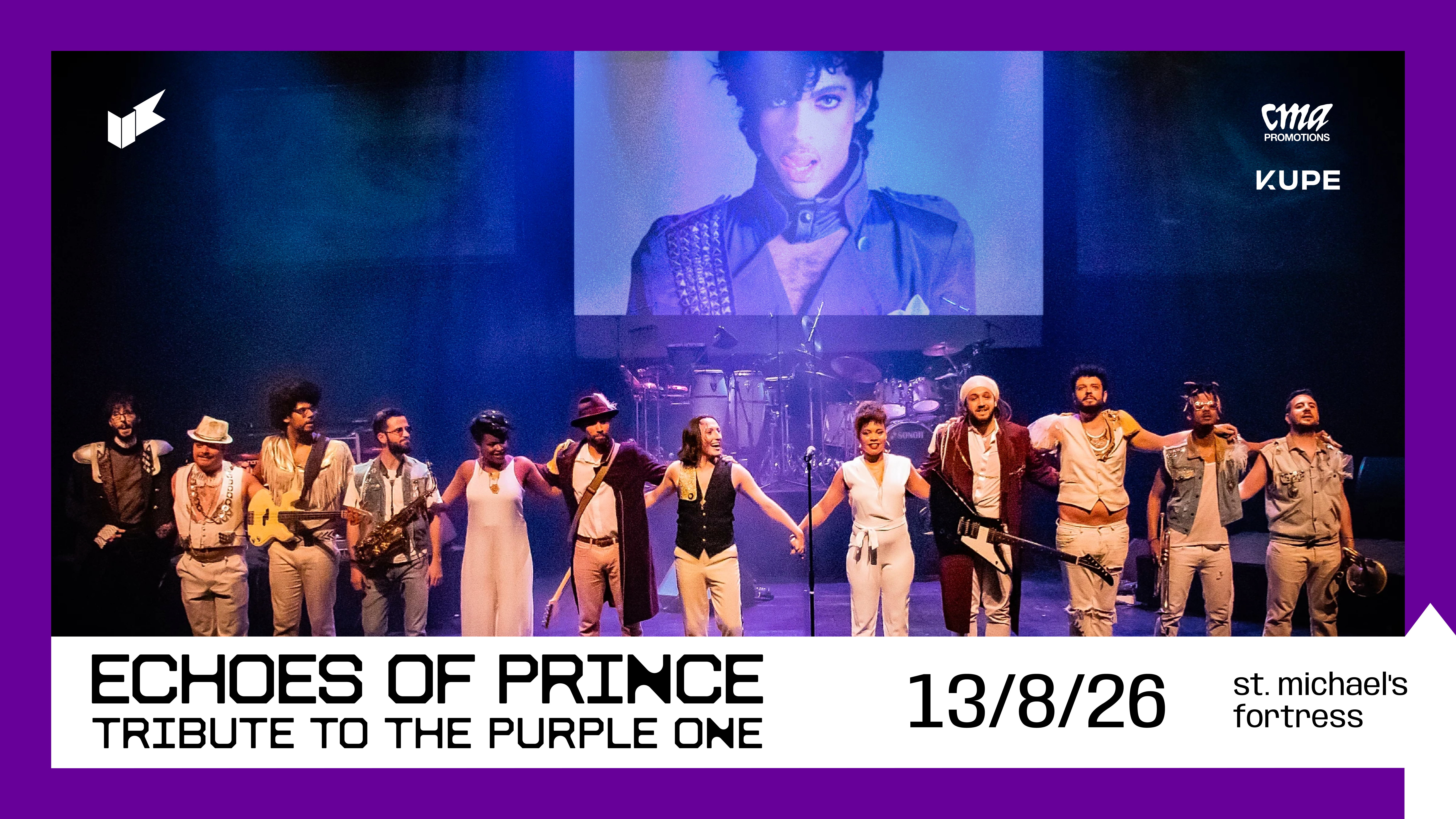 A night dedicated to the legendary musician Prince at St. Michael’s Fortress