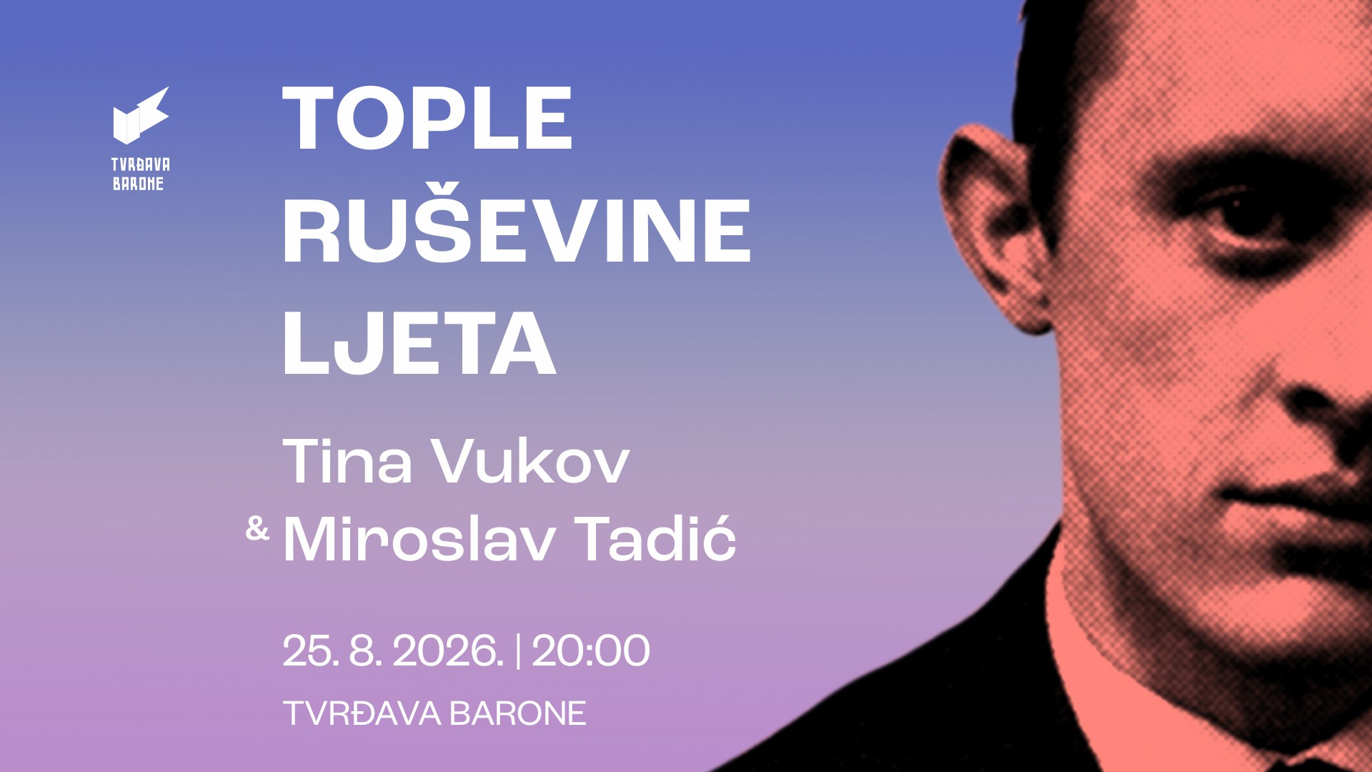 TOPLE RUŠEVINE LJETA – koncert u sjećanje na Arsena